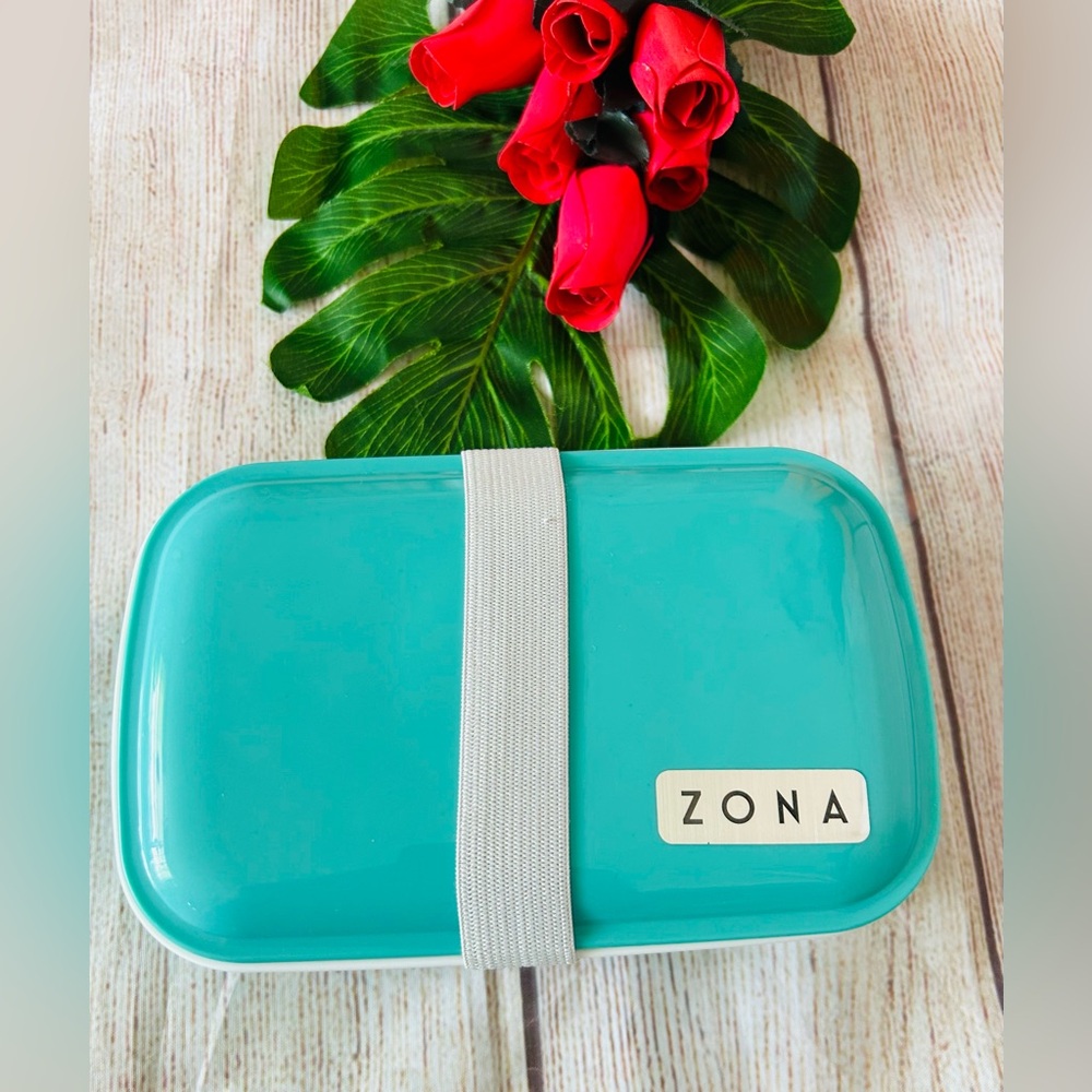 ZONA Mint Green Logo Lunch Box Container
